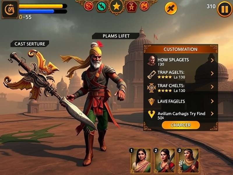 Lathmar Valiant Warrior Indian festival event